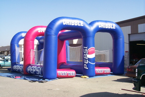 Inflatable Interactive Games pepsi dribble and shoot